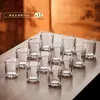 Copos de Cristal Criativos de Alta Qualidade Estilo Chinês para Uso Doméstico, Copinhos Premium de Luxo Leve, Conjunto para Servir Vinho