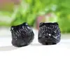 Acessórios de Leão de Obsidiana Natural, Pulseira de Contas Soltas de Leão de Obsidiana Prateada, Acessórios com Furo Passante, Obsidiana de Areia Dourada Roxa Atacado
