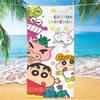 Toalla de baño infantil extragrande de secado rápido Crayon Pequeña Nueva Toalla de playa Microfibra Forro polar de doble cara Impresión digital Toalla de playa