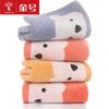 Toalha de Ouro Genuíno Algodão Puro Urso de Desenho Animado Adultos Homens e Mulheres Pele Macia Amigável Forte Absorção de Água S1130Wh Produto de Primeira Classe