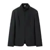 Traje de Chaqueta de Estilo Nuevo Europeo y Americano 2026 con Cuello Redondo y Hebilla Metálica