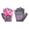 Guantes de Fitness para Niños Medio Dedo Antideslizantes Transpirables Resistentes al Desgaste Ciclismo Entrenamiento Deportes Barra Horizontal Silicona Protección Absorción de Impactos