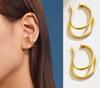 Moda Japonesa Elegante Puños para Oreja de Línea Metálica Irregular Pinzas para Oreja Ajustables en Forma de U Venta al por Mayor Dropshipping