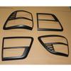 Adecuado para cubierta de luz trasera de Fortuner 2006, marco de luz trasera negro mate de Fortuner 2006, marco de luz trasera