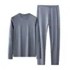 Conjunto de ropa interior térmica fina para hombre de alta gama, Lenzing Modal, para primavera, otoño e invierno
