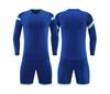 Lote de fábrica directa 2024 nuevo traje de uniforme de fútbol de manga larga con manga de haz para mano para adulto, niño, estudiante, entrenamiento, competición, uniforme de equipo