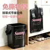Bolsas de basura para uso doméstico, portátiles, gruesas y económicas, adecuadas para uso en oficina, bolsas de plástico negras tipo chaleco impresas para uso en cocina