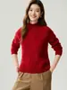 ¡Cálido y acogedor! Nueva colección otoño/invierno: Suéter 100% cachemir para mujer, con cuello semi alto, diseño de punto trenzado y mangas raglán