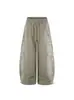 Pantalones deportivos retro americanos con bordado de letras, cordón, dobladillo curvo, para hombre y mujer, holgados, casuales, pierna ancha, versátiles, de marca moderna para otoño