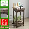 Color de ala de pollo estante antiguo madera gabinete pequeño chino de múltiples tesoros tetera de arcilla púrpura estante para juego de té estante de almacenamiento soporte de exhibición