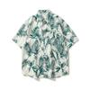 2025 Comércio Exterior Transfronteiriço Verão Nova Moda Masculina Camisa Floral de Manga Curta Estilo Hong Kong Retro Solto Camisa Estampada para Homens