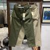 Ami Kaji Novo Algodão Pequeno Reto Chinês Casual Calças Estilo Japonês Retro Cor Sólida Casual Versátil Tendência Masculino
