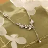 Pulsera de Trigo para Mujer Diseño de Nicho Pulsera Exquisita con Borlas de Lujo Ligero Regalo Nuevo 2024 para San Valentín Cumpleaños