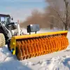 Cepillo Rodillo Quitanieve Montado en Vehículo 3.5m para Vehículos de Saneamiento y Equipo Municipal de Limpieza de Nieve en Carreteras