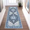 Alfombrillas de entrada para puerta de casa, alfombras de pasillo resistentes a las manchas y al polvo, estilo étnico retro, superventas transfronterizos de Amazon Temu
