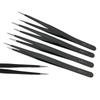 Pinças de Aço Inoxidável com Pontas Afiadas para Artesanato DIY, Nail Art e Ferramentas Antiestáticas para Reparo e Desmontagem