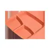 Amazon Plato Cuadrado de Paja de Trigo Compartimentado para Cena Plato para Desayuno de Verduras Plato para Almuerzo Cuantitativo Reducción de Grasa Plástico para Snacks