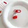 Chaveiro Pingente de Natal Desenho Animado Papai Noel Presente Acessórios Pingente de Bolsa Fofo Pequeno Presente de Natal