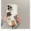Cinco Gatos Son Adecuados para Apple 17Promax Dibujos Animados Lindos Iphone16Pro Lente Cobertura Completa 15 Modelos Nuevos