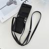 Funda de cuero plegable para Samsung ZFlip6 con diseño de lichi de alta gama para Zflip5/Zflip4