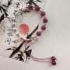 Pulseira de Lã Tecida à Mão Urso Sândalo Dopamina Feminina Doce Menina Coração Design Infantil Fofo Joia da Moda
