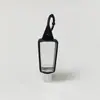 Funda de Silicona para Botella de Gel Antibacteriano para Manos sin Enjuague, Hecha a Medida de Fábrica, para Protección y Desinfección, Forma Trapezoidal de 30 ml, Rellenable para Perfume, Dispensador Elástico