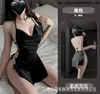 Uniforme de Secretaria Lencería Sexy Gato Nocturno, Vestido de Tirantes Atrevido y Seductor para Dama Madura, Camisón de Tentación y Coqueteo