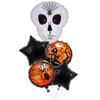 Nuevo Halloween de Cinco Piezas Cabeza de Calabaza Fantasma Gato Negro Globo de Película de Aluminio Fiesta de Empresa Decoración de Fiesta
