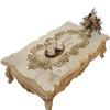 Mantel de mesa de centro de estilo europeo con forma especial, impermeable y resistente al aceite, no lavable, de cuero de alta calidad, para comedor.