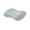 Almohada Inflable para Exteriores, Almohada Cuadrada Plegable Flocada, Máscara para Ojos, Juego de Tapones para los Oídos, Soporte Cervical para Dormir, Cojín Lumbar para Viajes Largos