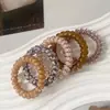 Cuerda para el pelo de color de chica dulce de moda, cuerda para el pelo de línea telefónica, banda de goma de alta elasticidad y duradera, accesorios para el pelo de mujer