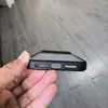 Funda para Teléfono Móvil Apple 17Promax Negra Mate con Tacto de Piel Dos en Uno 16Pro Carcasa Dura Funda Protectora Iphone15