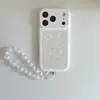 Estilo Coreano Padrão de Concha Linha KT Cat para Capa de Celular iPhone 18 Pro Max Apple 17 Fofo 16 Corrente