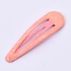 Acessórios de Cabelo Infantis Estilo Coreano Presilhas Pequenas BB Clips com Óleo Pingado Presilhas para Franja Grampos de Cabelo com Glitter Rosa Acessório de Cabeça Presilhas Laterais 5cm