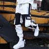 Pantalones Cargo Streamers de Otoño e Invierno para Hombre Marca de Moda Piernas Sueltas Ins Funcional Súper Caliente Hip-hop cargo Pantalones de Estudiante Francés