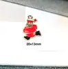 142 Colgantes de Navidad Colgantes de Aleación con Gota de Aceite Accesorios para Joyería DIY Colgante de Papá Noel Muñeco de Nieve Campana