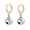 Aretes colgantes de campana de Navidad de viento ins de joyería transfronteriza de Europa y Estados Unidos, aretes de campana coloridos para mujer, regalo de Año Nuevo
