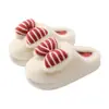 Pantuflas de algodón para mujer 2026 nuevo modelo para otoño e invierno, cálidas, forradas de felpa, suela gruesa, antideslizantes, silenciosas para interior del hogar, pantuflas de algodón