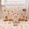 Nueva funda de almohada de algodón lavable súper suave estilo ins para dormitorio de estudiante de invierno un par de 48 cm * 74 cm funda de almohada para el hogar comodidad
