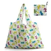 Nueva Bolsa de Compras Plegable Ecológica Bolso de Mano Satchel de Tela Oxford 210D Bolsa de Almacenamiento Gran Capacidad Bolsa de Compras para Supermercado
