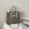 Bolso de Mano Retro Estilo Coreano para el Trabajo Gran Capacidad para Mujer 2026 Nuevo Bolso Tote Casual de Bloques de Color Bolso de Hombro Único de Moda