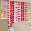 Fio de Borboleta Personagem Vermelho Decoração de Casamento Decoração de Quarto de Casamento Personagem Vermelho Longo Conectado Tecido Não Tecido Suprimentos de Casamento Quarto Sala de Estar