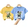 Camisa de Verano Elegante de Algodón Puro de Manga Corta para Niños, Top Deportivo Fresco de Media Manga para Niños Mayores, Nuevo Conjunto de Verano de Moda para Niños 2026