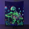 Manta Flannel Digital Impresión Halloween Cómoda Suave Cálida Terciopelo Doble Cara Pequeña Manta Aire Acondicionado Manta Sofá