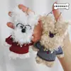 Juguete Colgante de Peluche de Perro Original Elegante, Perro Doodle de Pelo Rizado Juguete de Moda, Accesorio de Mochila Cultural Creativo para Estudiantes