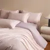 Conjunto de cama de quatro peças de algodão 100% de fibra longa de alta qualidade, embalagem em caixa de presente, luxuoso 100% algodão, adequado para todas as estações, inclui lençol e capa de edredom
