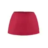 8696-26 Verano Estilo Coreano Cintura Baja Color Brillante Liso Falda de Traje Falda Corta Línea A con Pantalones de Seguridad