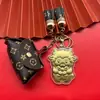Oro Puro 999 Año del Cordero Nuevo Modelo Bolsita de Dinero de Oveja Llavero Colgante de Oro Promocional Regalo Conmemorativo de Año Nuevo