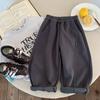 Calça Casual Infantil Muye Outono Nova Moda Roupa Infantil Calça Longa Estilo Coreano para Meninos Versátil Solta Calça de Moletom Tendência