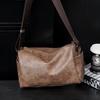 Nueva Bolsa de Cuero Suave para Hombre Bolso de Hombro Bolso de Cuero para Hombre Bolso Cruzado Coreano Versátil Casual Bolso Pequeño tipo Satchel Bolso de Moda